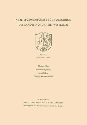Thomas Ohm - Stammesreligionen Im Südlichen Tanganyika-Territorium, Häftad