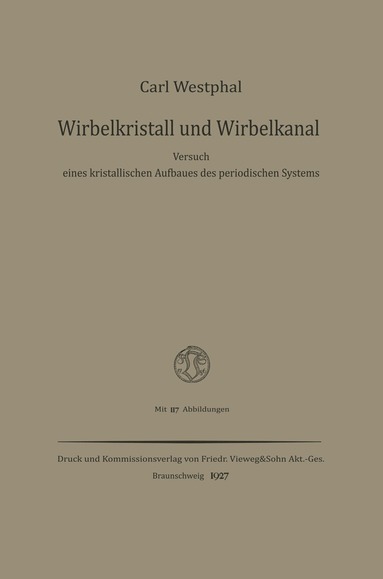 bokomslag Wirbelkristall und Wirbelkanal