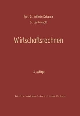 Wirtschaftsrechnen 1