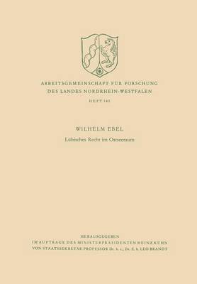 bokomslag Lübisches Recht im Ostseeraum