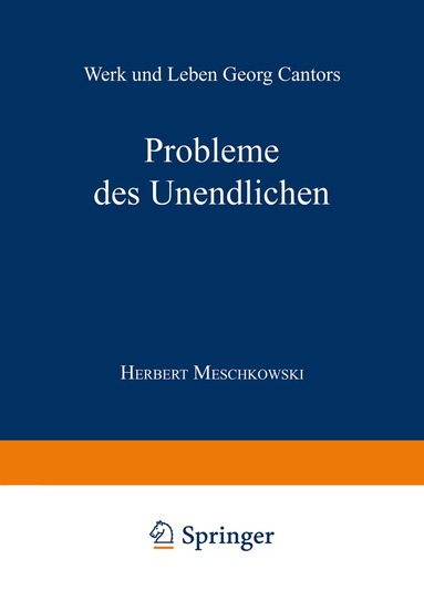 Herbert Meschkowski - Probleme des Unendlichen, Häftad
