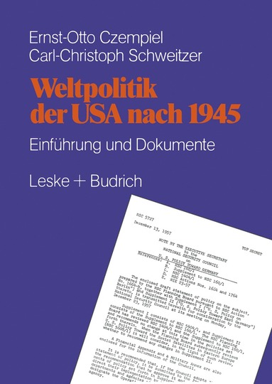 bokomslag Weltpolitik der USA nach 1945