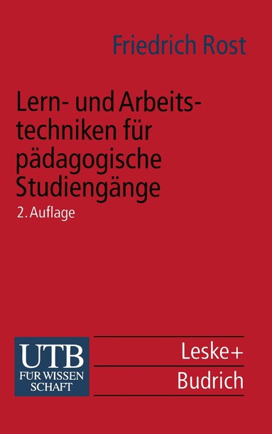 Lern- und Arbeitstechniken für pädagogische Studiengänge, Häftad