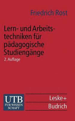 bokomslag Lern- und Arbeitstechniken fr pdagogische Studiengnge