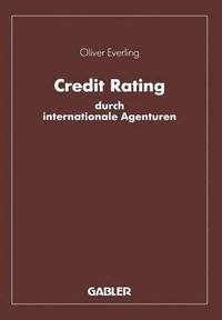 bokomslag Credit Rating durch internationale Agenturen