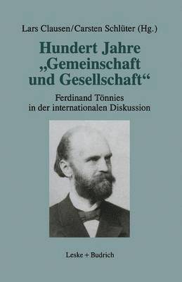 bokomslag Hundert Jahre ?Gemeinschaft und Gesellschaft"