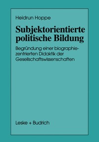 bokomslag Subjektorientierte politische Bildung