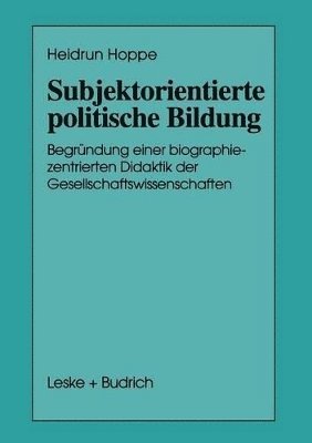 Subjektorientierte politische Bildung 1