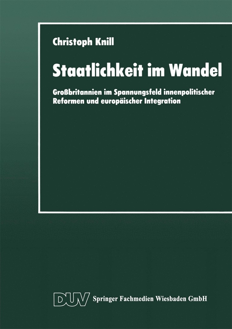 Staatlichkeit im Wandel 1