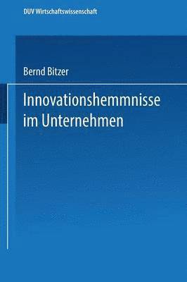 bokomslag Innovationshemmnisse Im Unternehmen