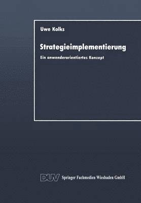 bokomslag Strategieimplementierung