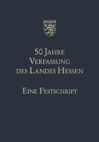 bokomslag 50 Jahre Verfassung des Landes Hessen