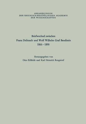 bokomslag Briefwechsel zwischen Franz Delitzsch und Wolf Wilhelm Graf Baudissin