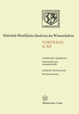 bokomslag Lithiumnitrid Und Verwandte Stoffe, Ihre Wissenschaftliche Und Praktische Bedeutung. Sila-Substitutionen