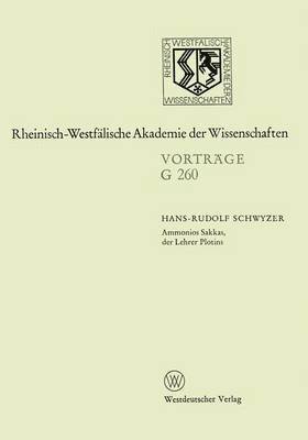 bokomslag Ammonios Sakkas, der Lehrer Plotins