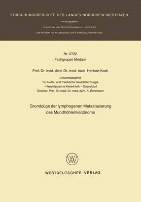Grundzüge der lymphogenen Metastasierung des Mundhöhlenkarzinoms