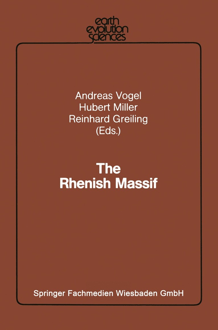 Andreas Vogel, Hubert Miller, Reinhard Greiling - Rhenish Massif, Häftad