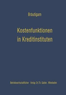 Kostenfunktionen in Kreditinstituten 1