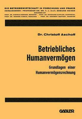 Betriebliches Humanvermögen 1