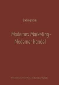 bokomslag Modernes Marketing  Moderner Handel