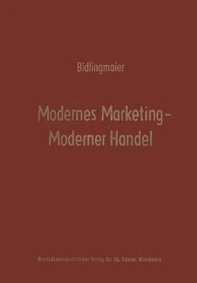 bokomslag Modernes Marketing - Moderner Handel