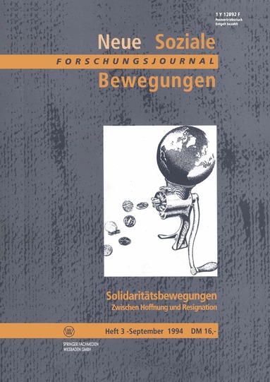 Rolf Kreibich, Reinhart Kößler, Rolf Bräuer, Malte Letz, Michael Bommes, Michael Heuer, Michael Windfuhr, Ingrid Spiller, Albert Scherr, Christoph Butterwegge, Hans G. Jansen - Solidaritätsbewegungen, Häftad