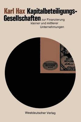 bokomslag Kapitalbeteiligungsgesellschaften zur Finanzierung kleiner und mittlerer Unternehmungen