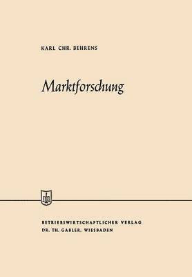 Karl Christian Behrens - Marktforschung, Häftad