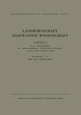 bokomslag Landwirtschaft Angewandte Wissenschaft