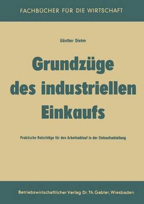 bokomslag Grundzge des industriellen Einkaufs