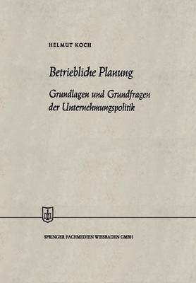 Betriebliche Planung 1