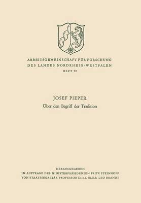 bokomslag Über den Begriff der Tradition