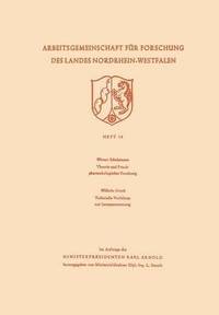 bokomslag Theorie Und PRAXIS Pharmakologischer Forschung. Technische Verfahren Zur Isotopentrennung