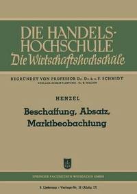 bokomslag Beschaffung, Absatz, Marktbeobachtung