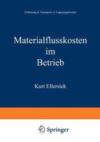 bokomslag Materialflußkosten im Betrieb