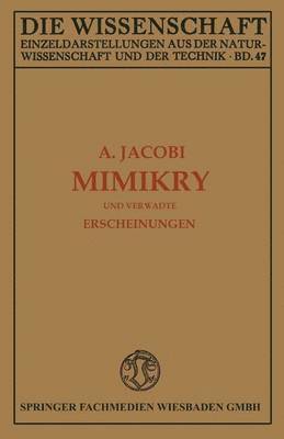 bokomslag Mimikry und Verwandte Erscheinungen