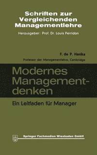 bokomslag Modernes Managementdenken