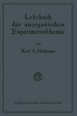 bokomslag Lehrbuch der anorganischen Experimentalchemie