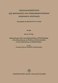 bokomslag Untersuchungen uber neue Beizmethoden und Beizabwasser I. Die Entzunderung von Drahten mit Natriumhydrid. II. Die Aufbereitung von Beizabwassern