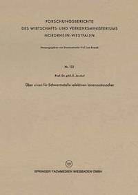 bokomslag UEber einen fur Schwermetalle selektiven Ionenaustauscher