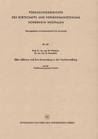 bokomslag Über Silikone und ihre Anwendung in der Textilveredlung