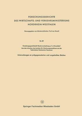 Forschungsberichte des Wirtschafts- und Verkehrsministeriums Nordrhein-Westfalen 1