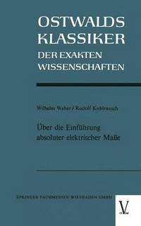 bokomslag ber die Einfhrung absoluter elektrischer Mae