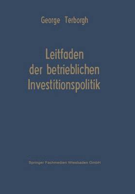 bokomslag Leitfaden der betrieblichen Investitionspolitik