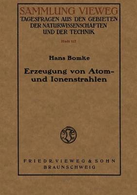 bokomslag Erzeugung von Atom- und Ionenstrahlen