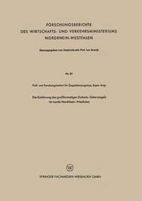 bokomslag Die Einfhrung des groformatigen Einheits-Gitterziegels im Lande Nordrhein-Westfalen