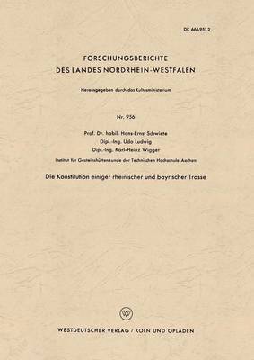 Die Konstitution einiger rheinischer und bayrischer Trasse