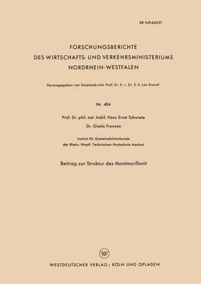 bokomslag Beitrag Zur Struktur Des Montmorillonit