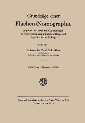 bokomslag Grundzüge einer Flächen-Nomographie