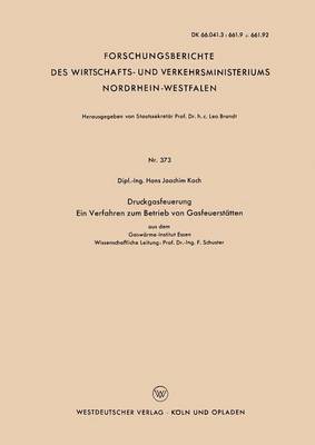 bokomslag Druckgasfeuerung Ein Verfahren zum Betrieb von Gasfeuersttten